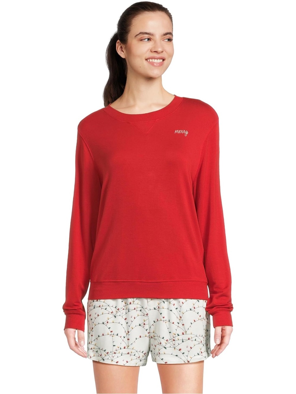HONEYDEW Sugar Sweetheart Long Sleeve Shortie Set